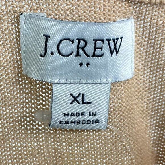 NWT J. Crew Factory Linen-blend curved-hem sweater, XL, style BH042 - Picture 7 of 11
